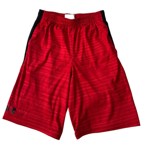 Under Armour Youth Medium Boy Red Shorts